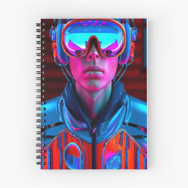 Aperçu de l'œuvre Néo Noir Cyberpunk Neuromancien créée et vendue par RTAH.