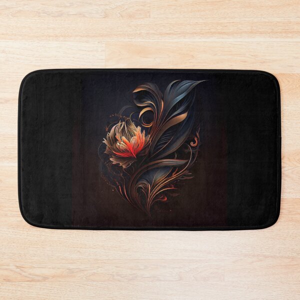 Item preview, Flaming Blue Rose designed and sold by PipikaArt.
