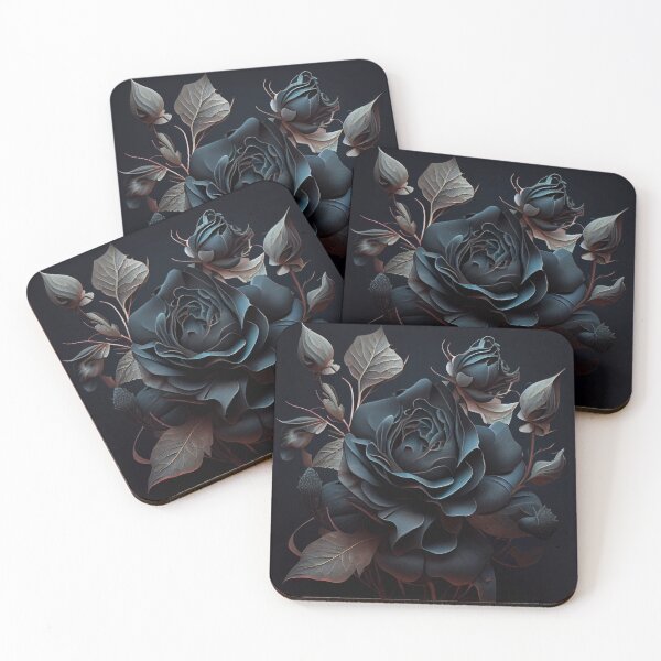 Item preview, Flaming Blue Rose designed and sold by PipikaArt.
