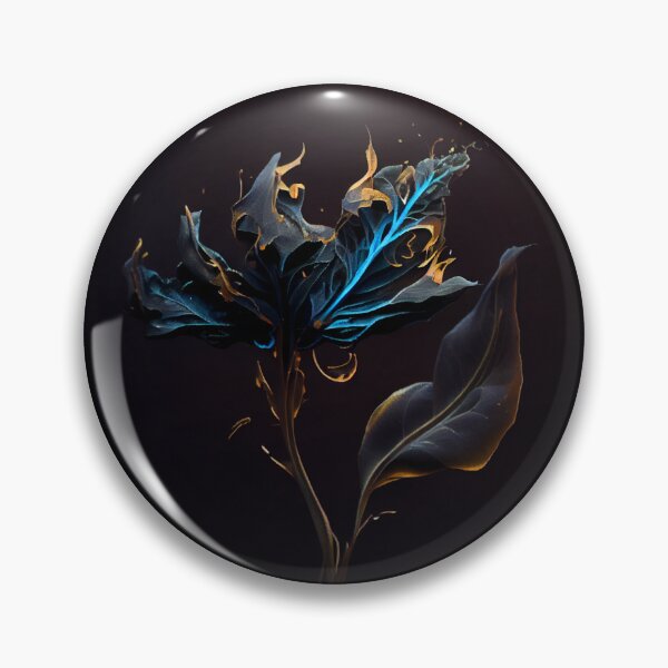 Item preview, Flaming Blue Rose designed and sold by PipikaArt.