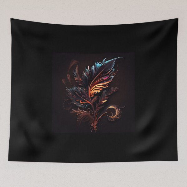 Item preview, Flaming Blue Rose designed and sold by PipikaArt.