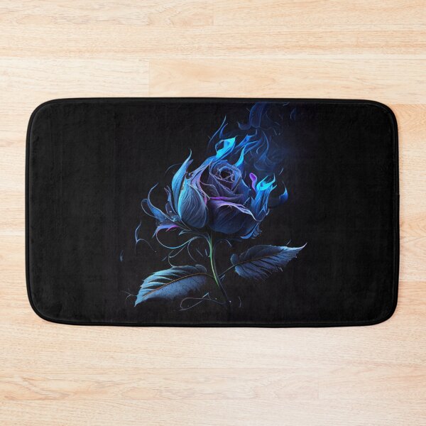Item preview, Flaming Blue Rose designed and sold by PipikaArt.