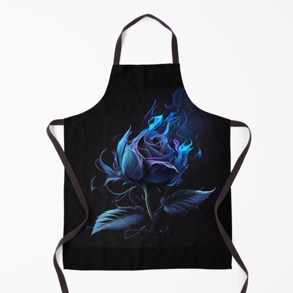 Item preview, Flaming Blue Rose designed and sold by PipikaArt.
