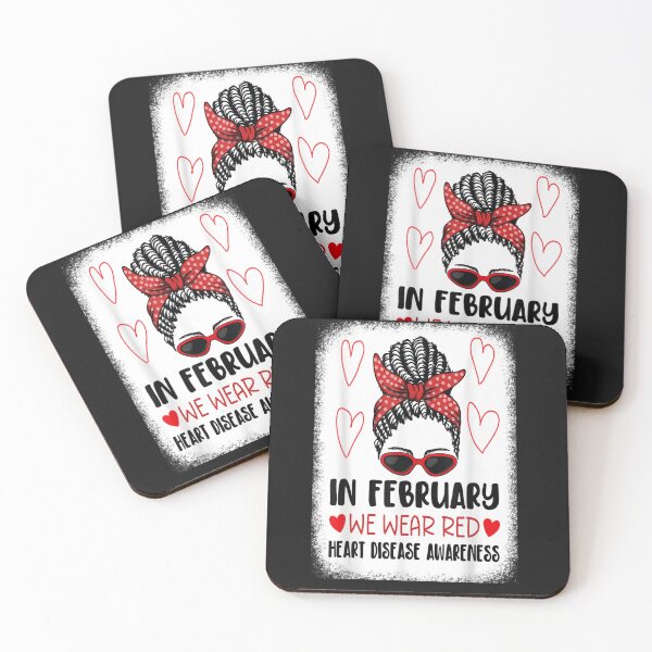 Artikelvorschau, Im Februar tragen wir ein rotes Herz-Krankheits-Bewusstseins-T-Shirt entworfen und verkauft von TaTofy.