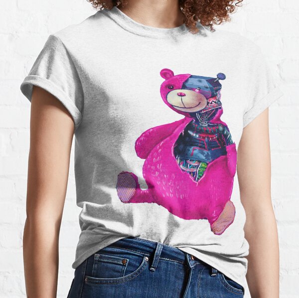 Teddy Bear Robot T-shirts Robotic Bear Shirt Casual Clothes Women Fashion  Clothing Summer T-shirt Sportswear Loose Female Top - T-shirts - AliExpress