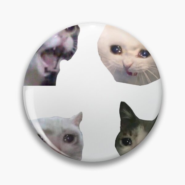 Item preview, Crying Meme Cats Sticker Pack designed and sold by kallisketches.