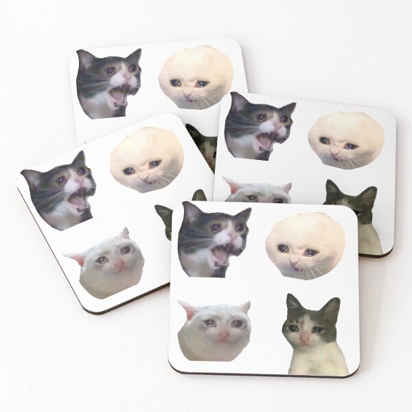 Artikelvorschau, Weinende Meme-Katzen-Aufkleberpaket entworfen und verkauft von kallisketches.