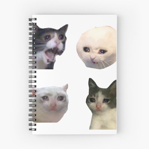 Item preview, Crying Meme Cats Sticker Pack designed and sold by kallisketches.
