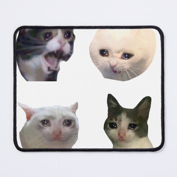 Item preview, Crying Meme Cats Sticker Pack designed and sold by kallisketches.