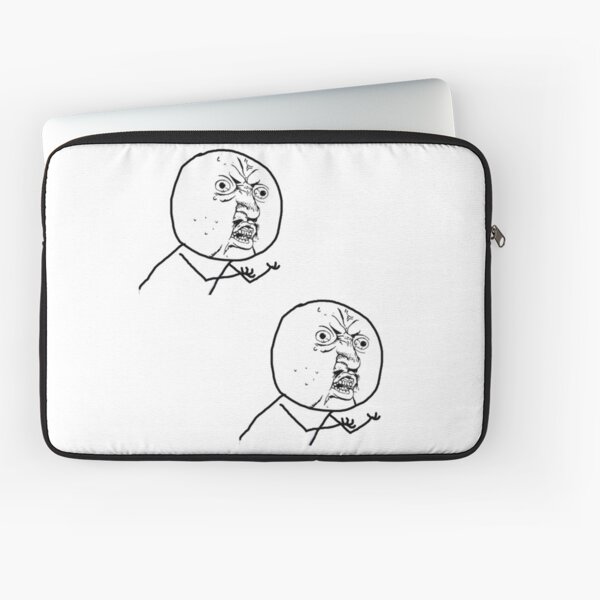 Troll Face Le Me Poker Face with stoic face and no smile not amused  internet memes reaction face HD HIGH QUALITY Laptop Sleeve for Sale by  iresist