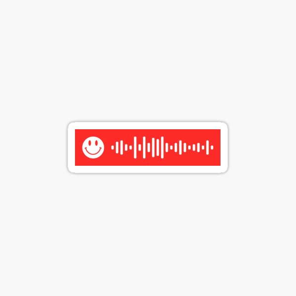 Burn, Burn, Burn by Zach Bryan Spotify Code Sticker