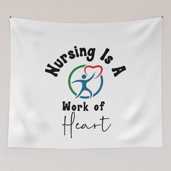 Item preview, Nursing Is A Work of Heart designed and sold by Willow65625.