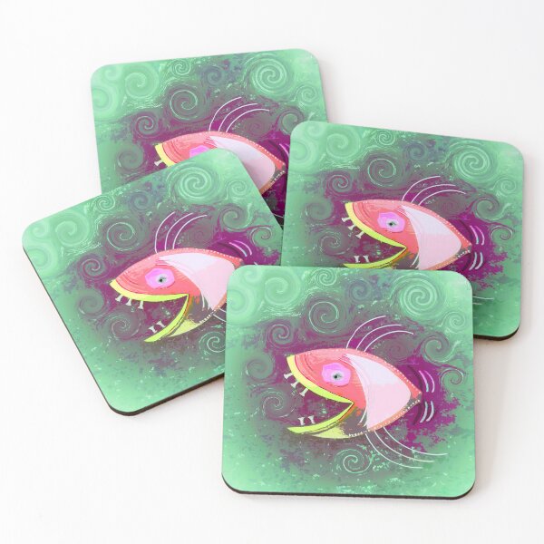 Item preview, Boho Fish Home Décor or Art Bohemian Vibes Hippie Style 1 of 2  designed and sold by Beachy.