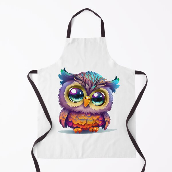 Item preview, Chibi owl multicolor - Cute owl designed and sold by nellylebrun.