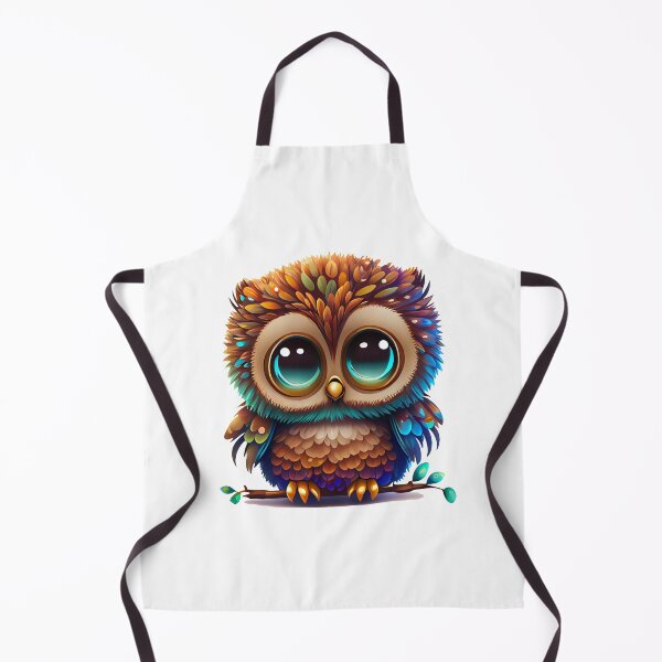 Item preview, Chibi owl multicolor - Cute owl designed and sold by nellylebrun.