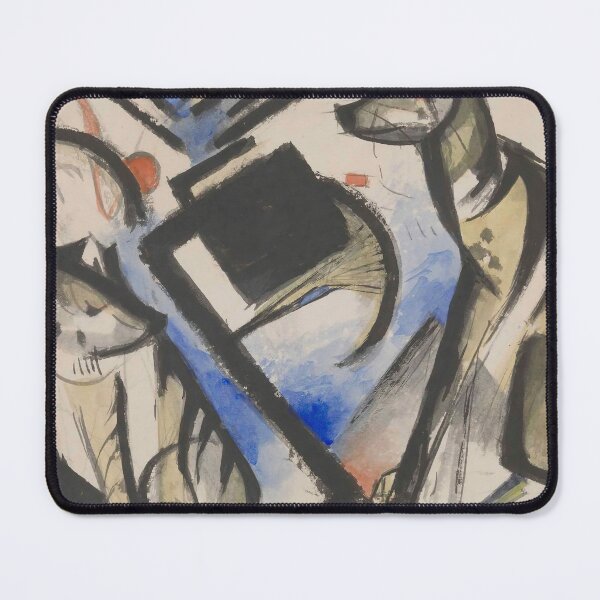Item preview, Franz Marc Art Prints Two Wolves Franz Marc designed and sold by TeeARTHY.