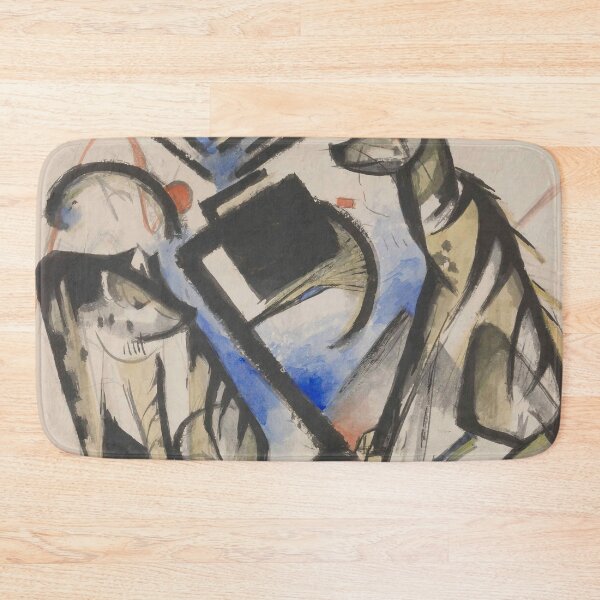 Item preview, Franz Marc Art Prints  Two Wolves  Franz Marc  designed and sold by TeeARTHY.