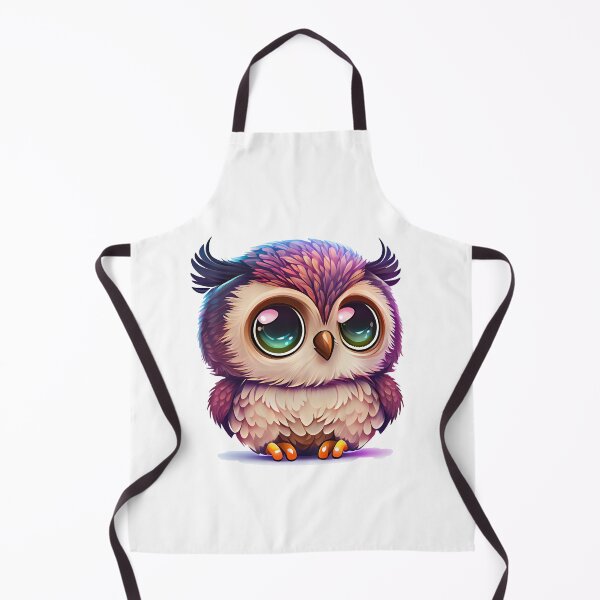 Item preview, Chibi owl multicolor - Cute owl designed and sold by nellylebrun.