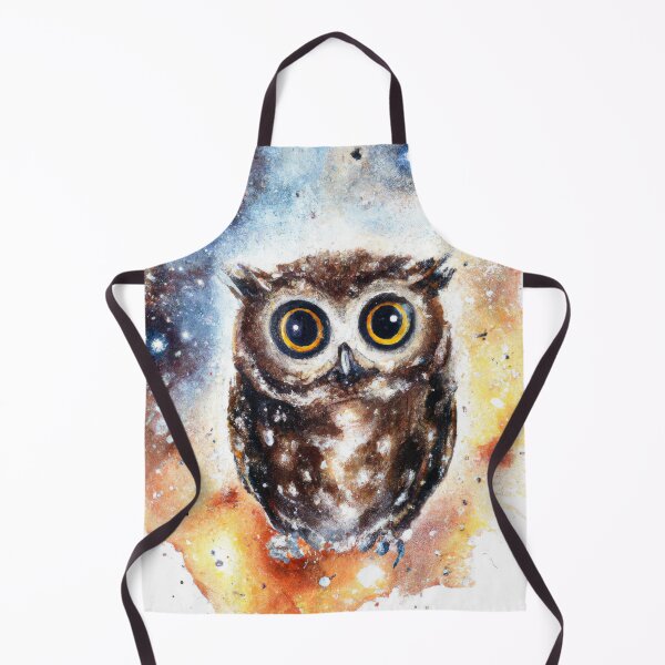 Item preview, Owl With The Night Sky | Owl Watercolor Print | Owl Illustration | Owl Print | Home Wall Decor | Wall Art designed and sold by phillipbooth.