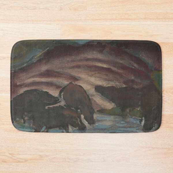 Item preview, Franz Marc Art Prints  Wild Boars in the Water   Franz Marc  designed and sold by TeeARTHY.