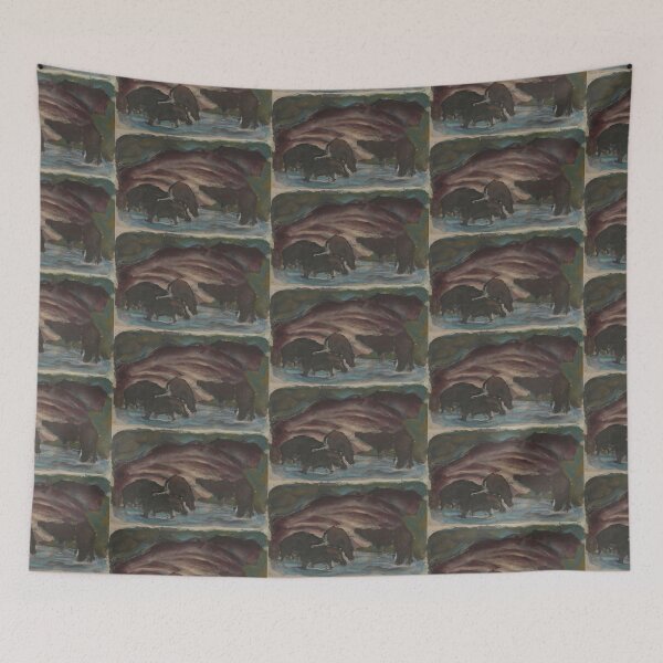 Item preview, Franz Marc Art Prints  Wild Boars in the Water   Franz Marc  designed and sold by TeeARTHY.