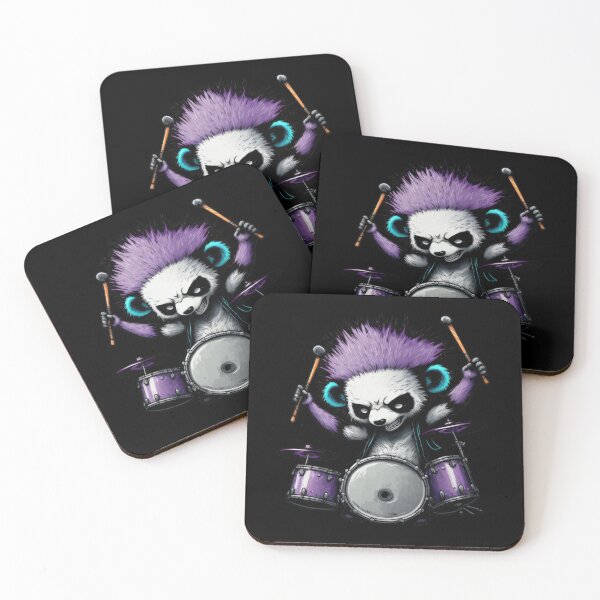 Item preview, Cute Rocking Panda Drum Solo designed and sold by NateFellhauer.