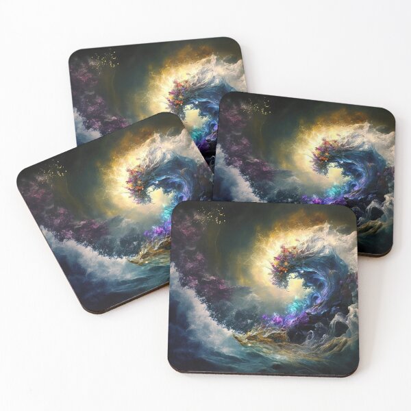 Item preview, Spiritual meditation image. Yoga. Abstract Spiritual Nature Painting. fractals designed and sold by goldufeenstaub.
