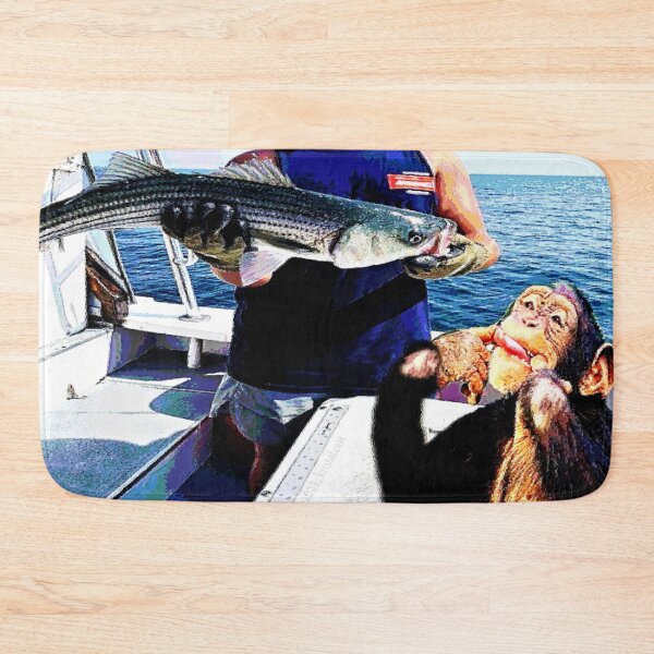 Item preview, Monkey Taunts Caught Fish designed and sold by kristalcurt.