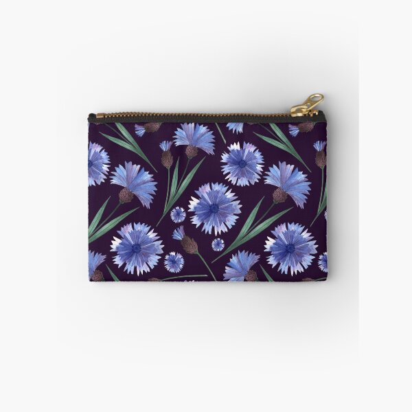 Item preview, Botanical Floral Seamless pattern -cornflowers designed and sold by Red Witch Art.