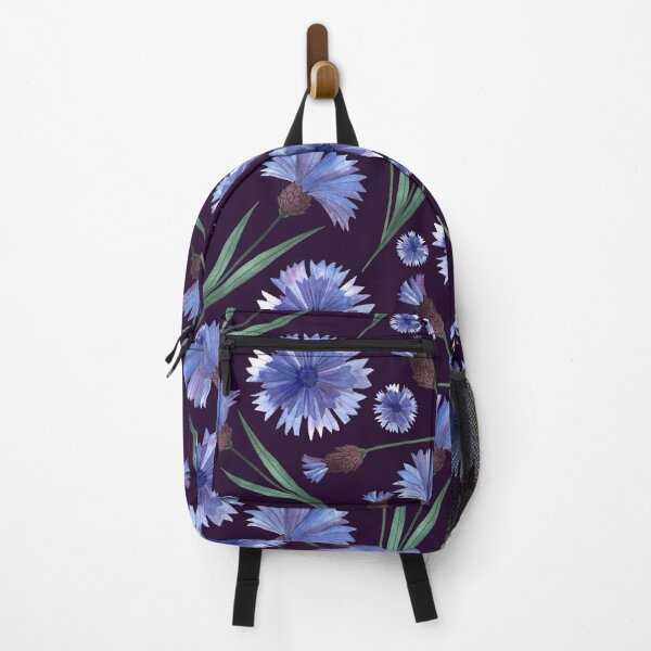 Item preview, Botanical Floral Seamless pattern -cornflowers designed and sold by Red Witch Art.