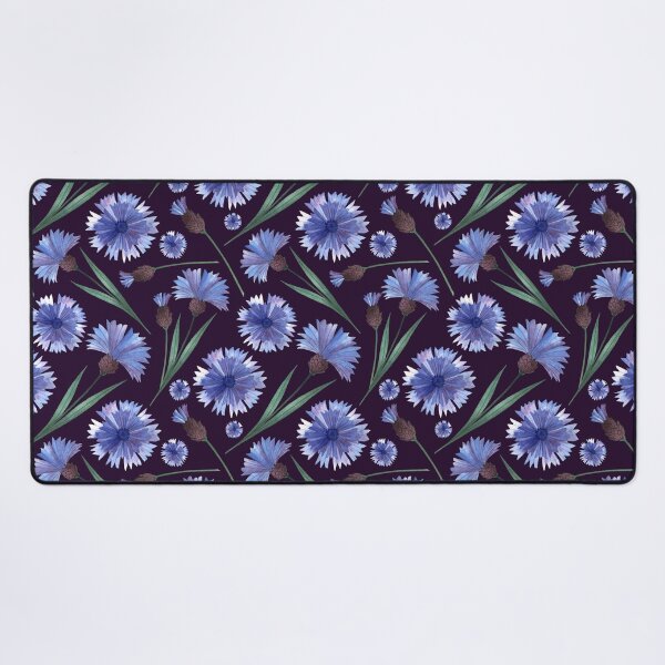 Item preview, Botanical Floral Seamless pattern -cornflowers designed and sold by Red Witch Art.