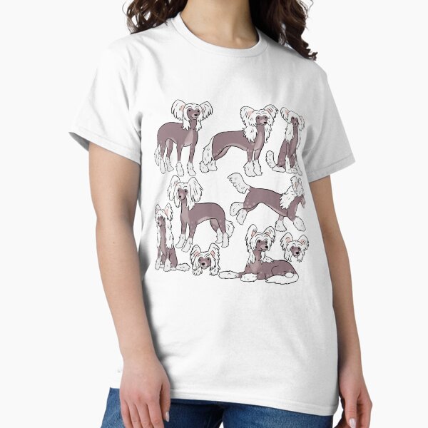 Item preview, Chinese crested dog cute illustration  designed and sold by Yarafantasyart.