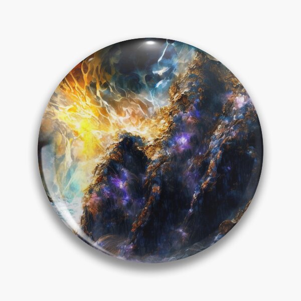Item preview, Spiritual meditation image. Yoga. Abstract Spiritual Nature Painting. fractals designed and sold by goldufeenstaub.
