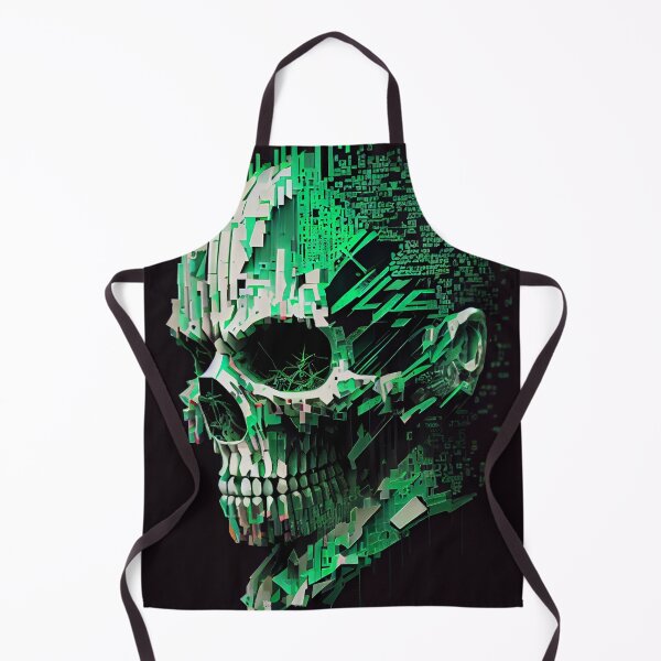 Artikelvorschau, Dematerialisierender Schädel - Matrix Minimalist entworfen und verkauft von mcmtdesigns.