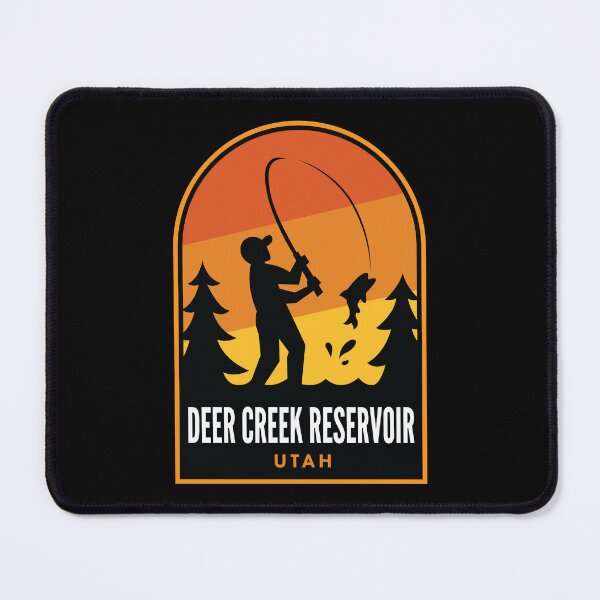 Item preview, Deer Creek Reservoir Utah Fishing designed and sold by HalpinDesign.