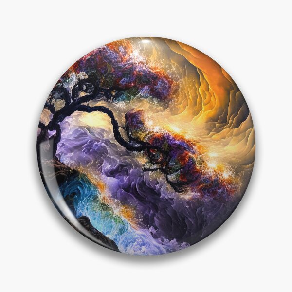 Item preview, Spiritual meditation image. Yoga. Abstract Spiritual Nature Painting. fractals designed and sold by goldufeenstaub.