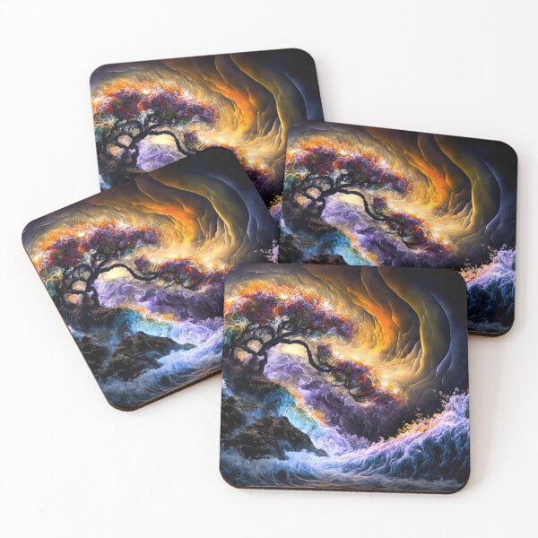 Item preview, Spiritual meditation image. Yoga. Abstract Spiritual Nature Painting. fractals designed and sold by goldufeenstaub.