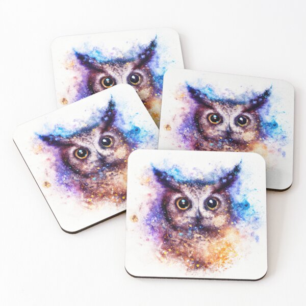 Item preview, Owl As Starry Sky | Owl Watercolor Print | Owl Illustration | Owl Print | Home Wall Decor | Wall Art designed and sold by phillipbooth.