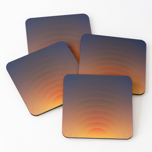 Item preview, Sunset gradient radial patterns designed and sold by Petternoholic.