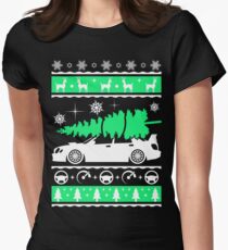 Subaru Impreza Car Ugly Christmas Shirt, Perfect Xmas gift for driver Fitted T-Shirt