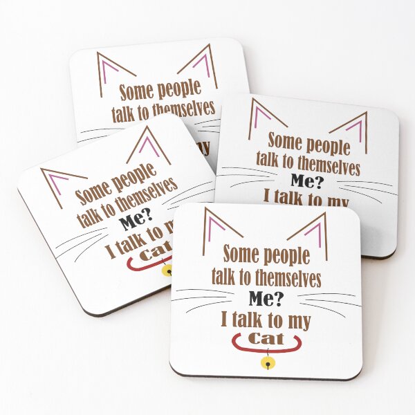 Item preview, I talk to my cat designed and sold by SamanthaW07.