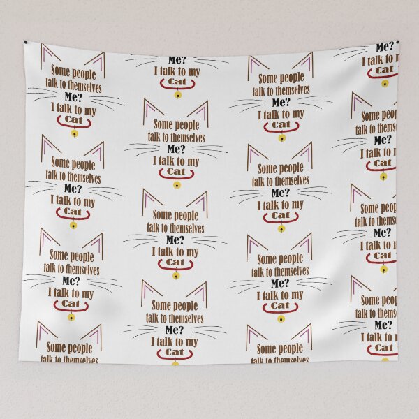 Item preview, I talk to my cat designed and sold by SamanthaW07.