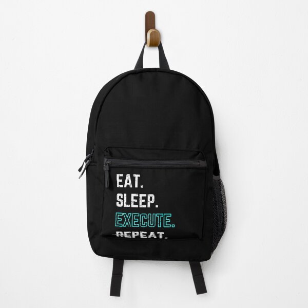 Item preview, Eat Sleep Execute Repeat blue distressed designed and sold by KingsManKind.