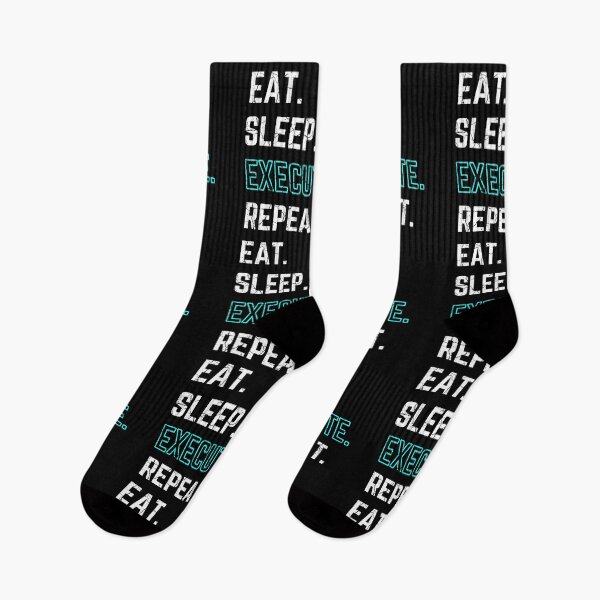 Item preview, Eat Sleep Execute Repeat blue distressed designed and sold by KingsManKind.