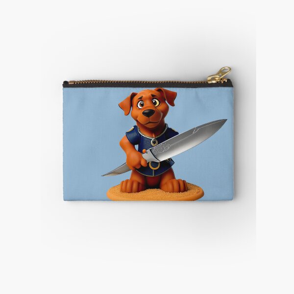 Item preview, Dog with knife designed and sold by Mebbotai.