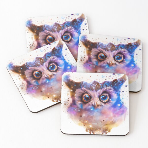 Item preview, Owl As Starry Sky | Owl Watercolor Print | Owl Illustration | Owl Print | Home Wall Decor | Wall Art designed and sold by phillipbooth.