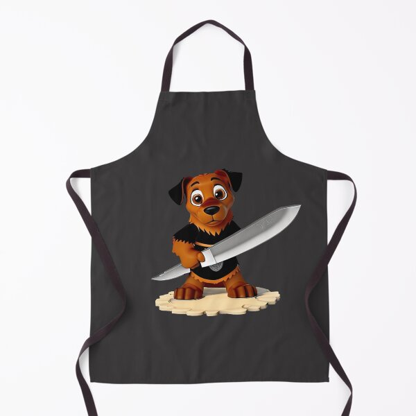 Item preview, Dog with knife designed and sold by Mebbotai.
