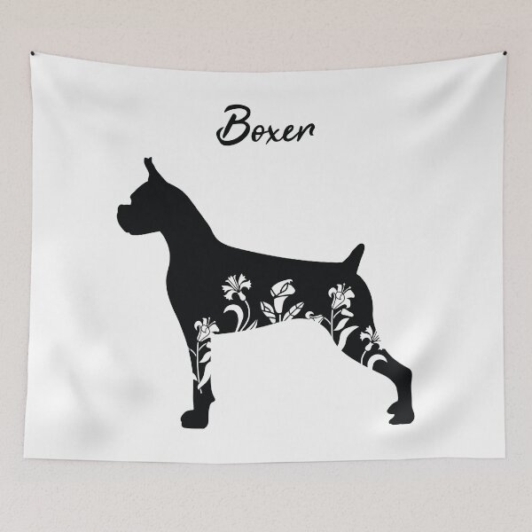 Item preview, Boxer in floral design designed and sold by SolidJoy.
