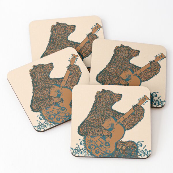 Item preview, Bear with Guitar designed and sold by SamJanner.