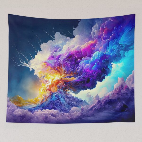 Item preview, Spiritual meditation image. Yoga. Abstract Spiritual Nature Painting. fractals designed and sold by goldufeenstaub.